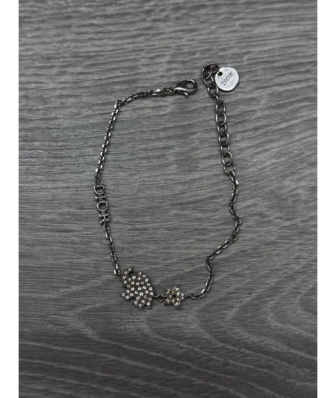 CHRISTIAN DIOR PRE-OWNED Серебрянный латунный браслет, фото 2