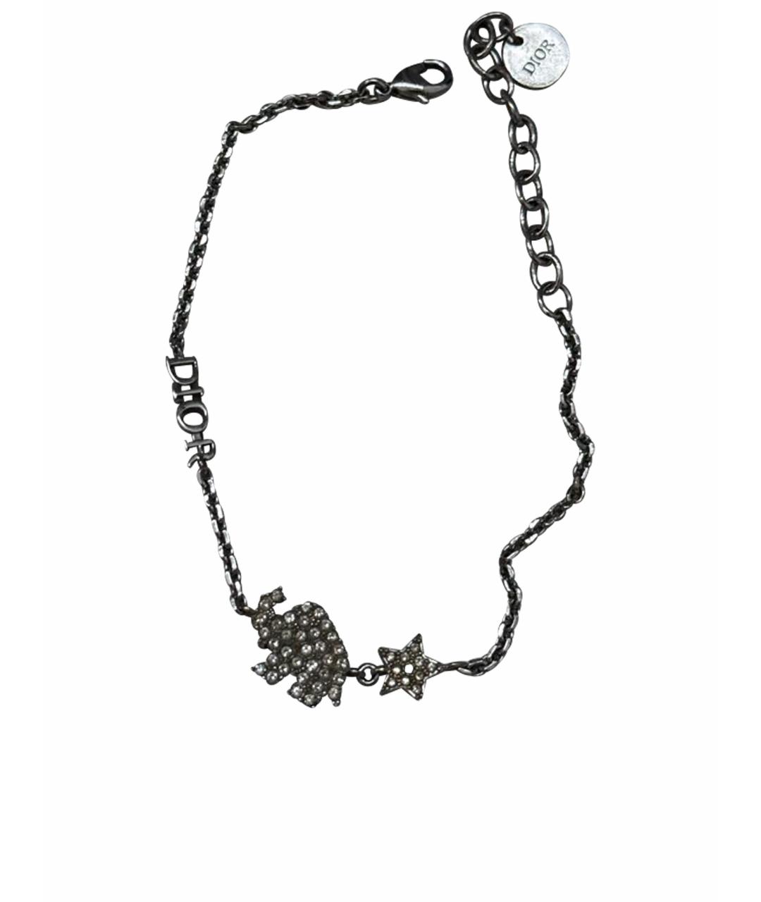 CHRISTIAN DIOR PRE-OWNED Серебрянный латунный браслет, фото 1