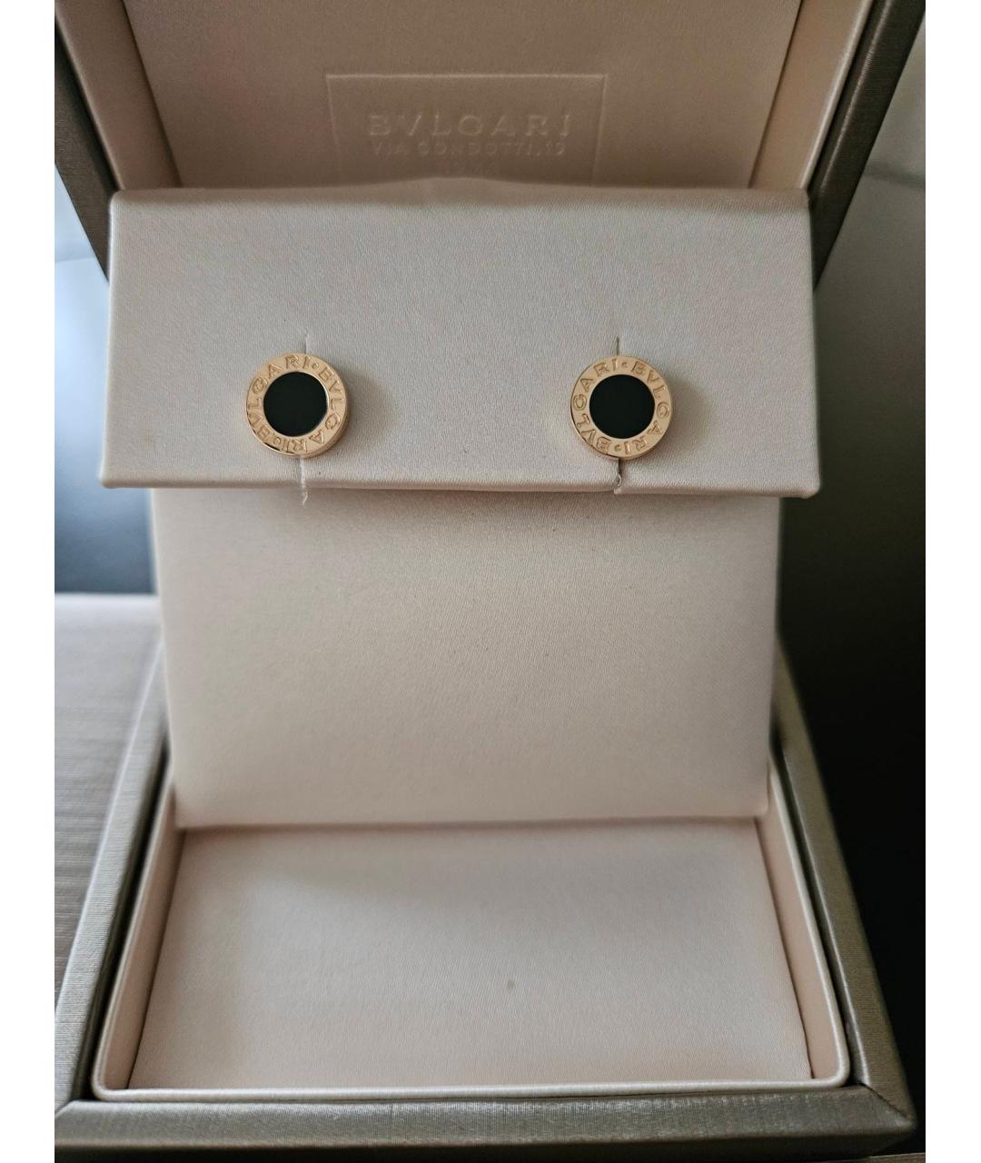 BVLGARI Золотые серьги из розового золота, фото 7