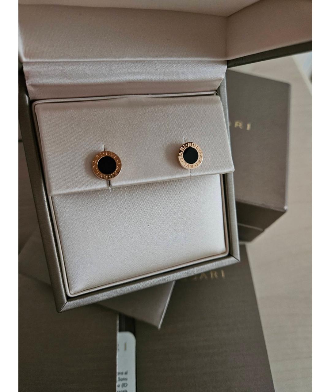 BVLGARI Золотые серьги из розового золота, фото 5