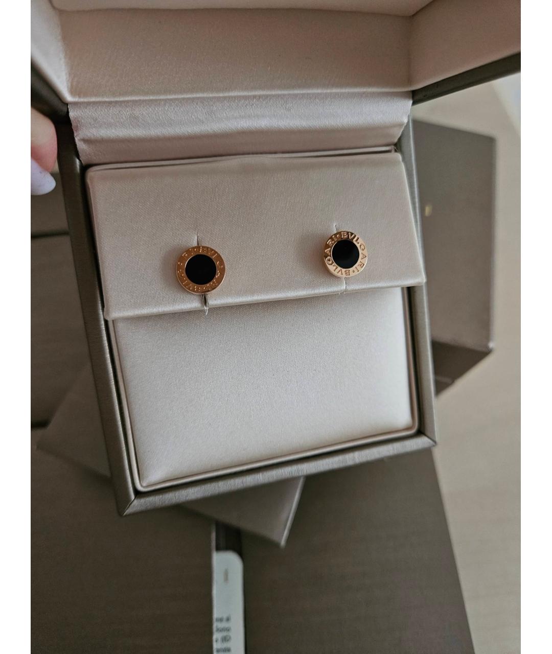 BVLGARI Золотые серьги из розового золота, фото 4