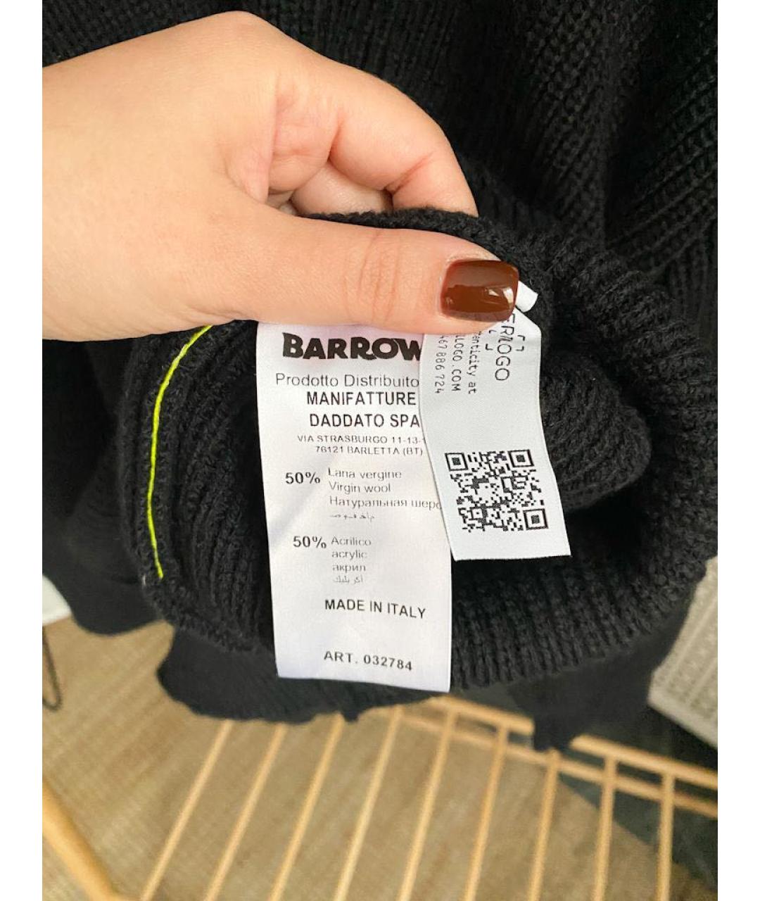 BARROW Черный шерстяной джемпер / свитер, фото 6
