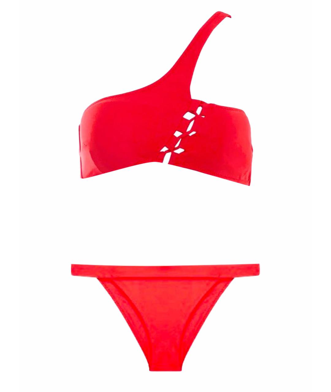 MOEVA Красный полиамидовый купальник, фото 1