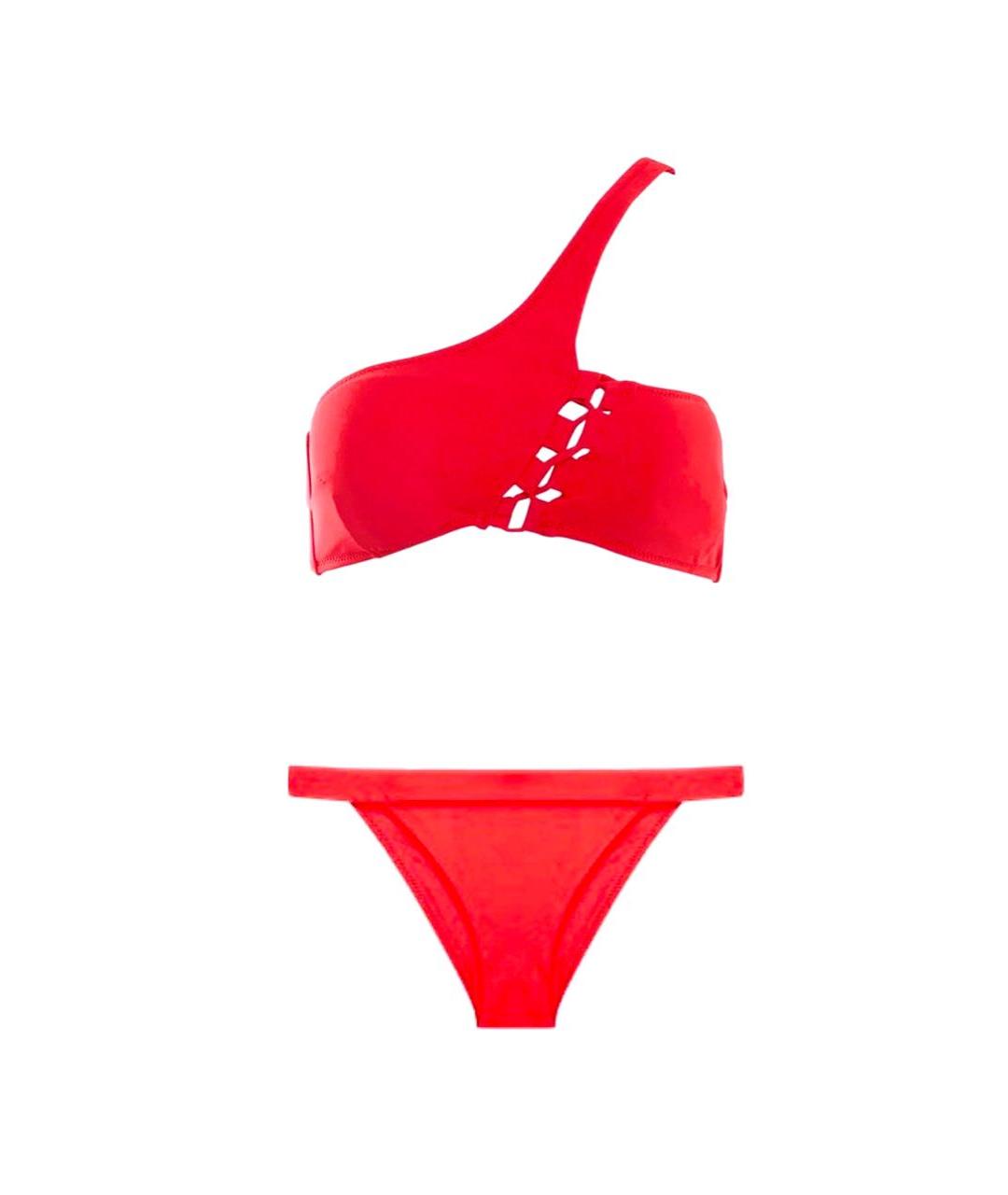 MOEVA Красный полиамидовый купальник, фото 8