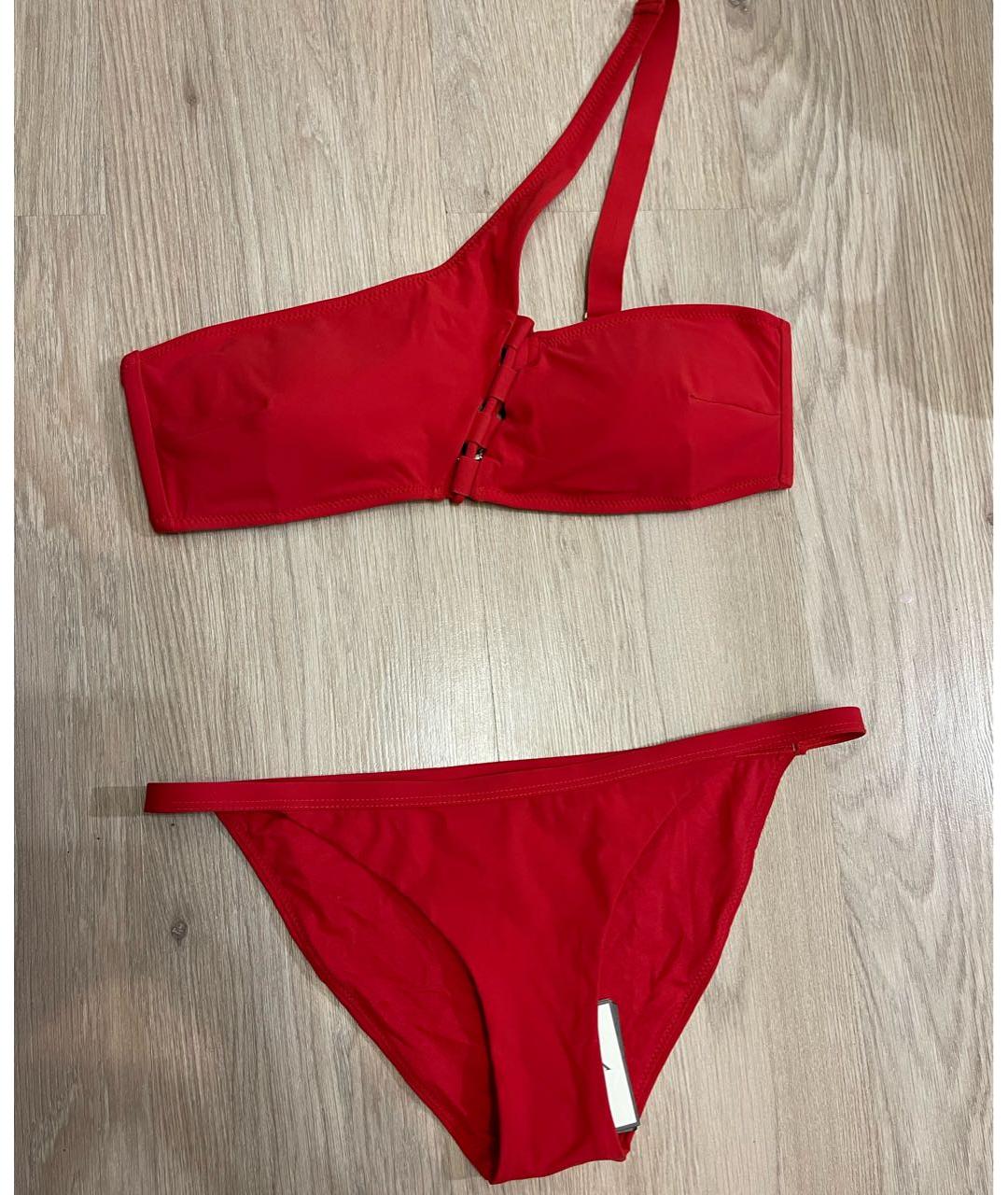 MOEVA Красный полиамидовый купальник, фото 3