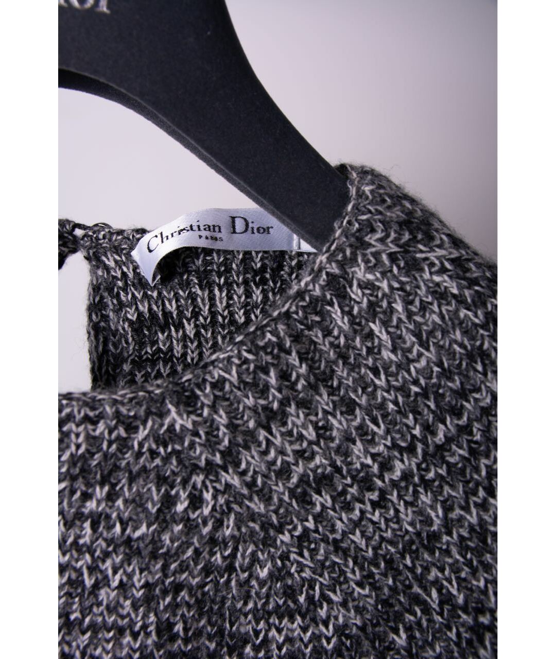 CHRISTIAN DIOR PRE-OWNED Серый кашемировый джемпер / свитер, фото 3