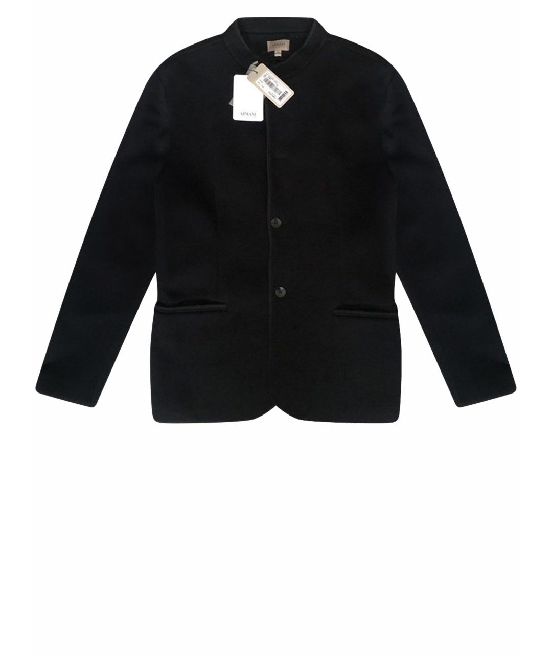 ARMANI COLLEZIONI Черный вискозный пиджак, фото 1