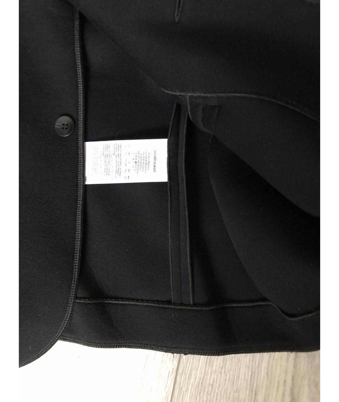 ARMANI COLLEZIONI Черный вискозный пиджак, фото 3