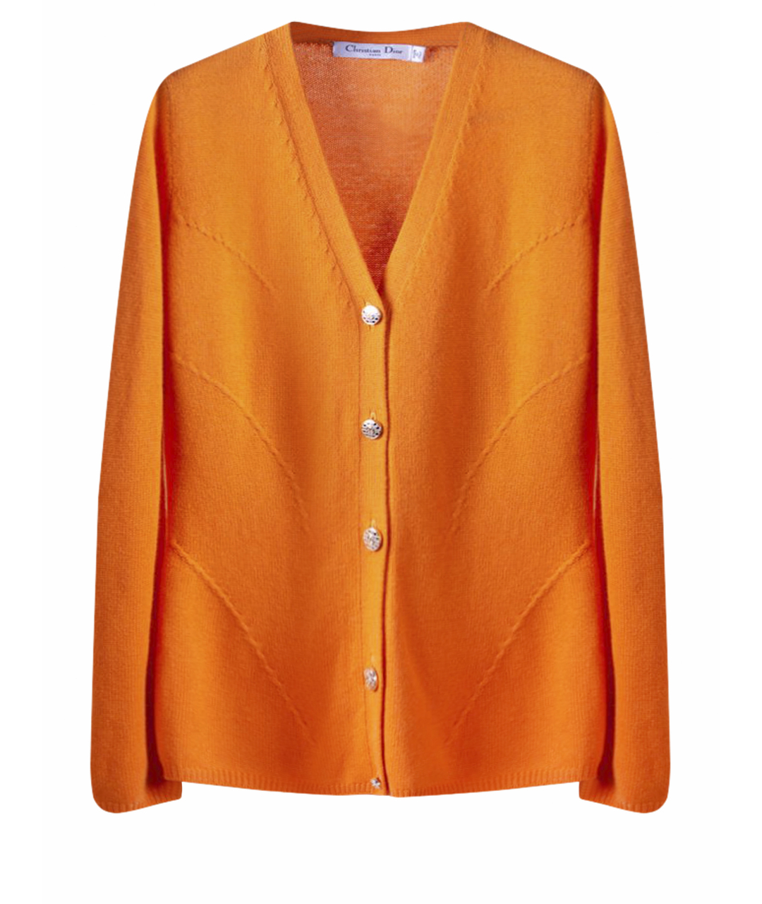 CHRISTIAN DIOR PRE-OWNED Оранжевый кашемировый джемпер / свитер, фото 1