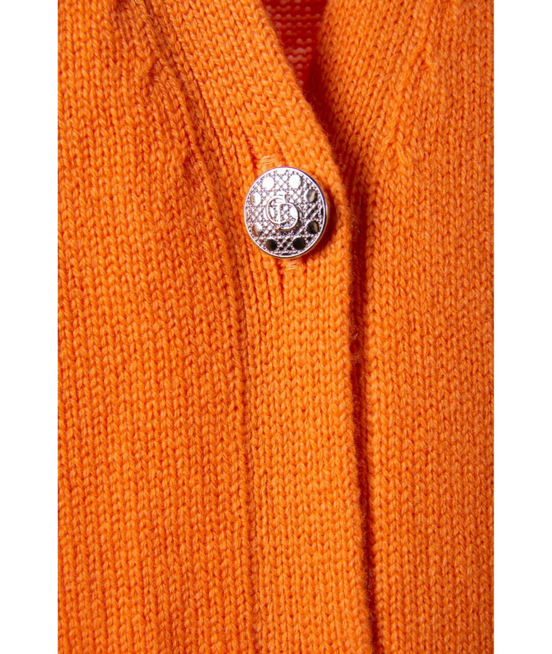 CHRISTIAN DIOR PRE-OWNED Оранжевый кашемировый джемпер / свитер, фото 4