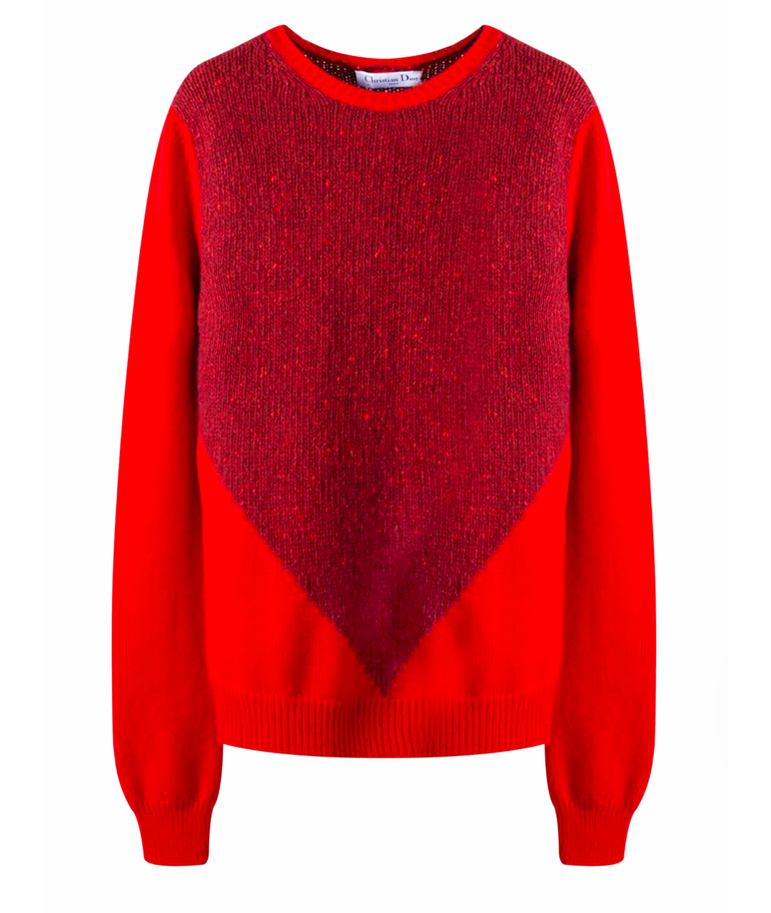 CHRISTIAN DIOR PRE-OWNED Красный шерстяной джемпер / свитер, фото 1