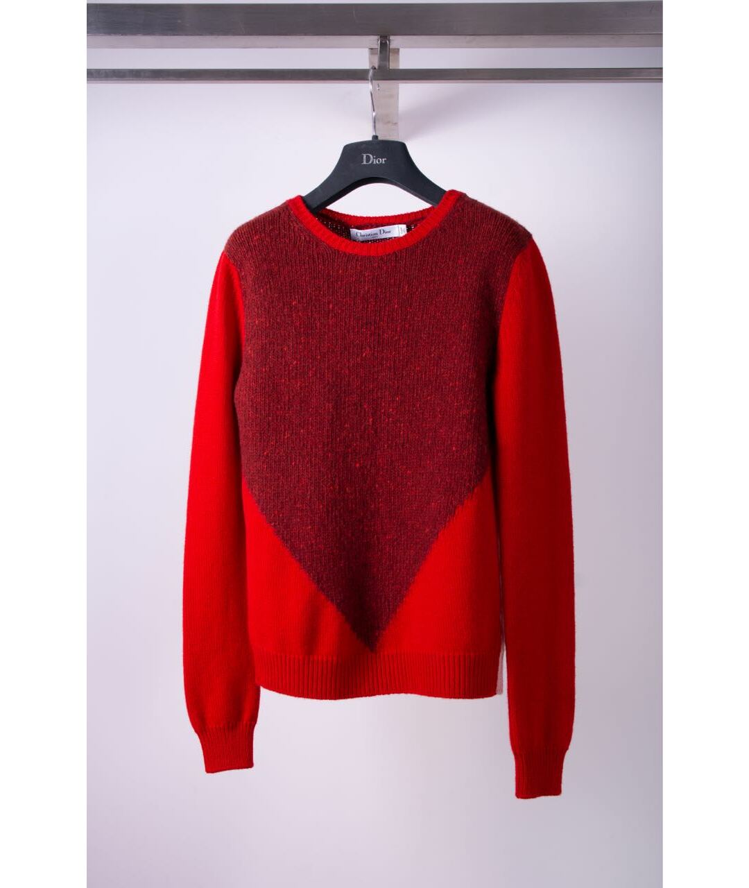 CHRISTIAN DIOR PRE-OWNED Красный шерстяной джемпер / свитер, фото 6