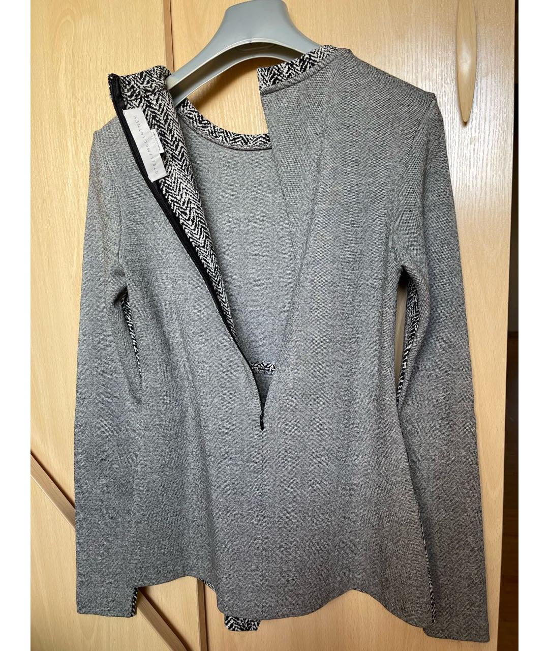 STELLA MCCARTNEY Серый хлопковый джемпер / свитер, фото 3