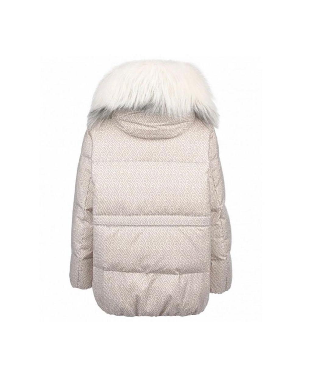 YVES SALOMON Бежевый кашемировый пуховик, фото 2