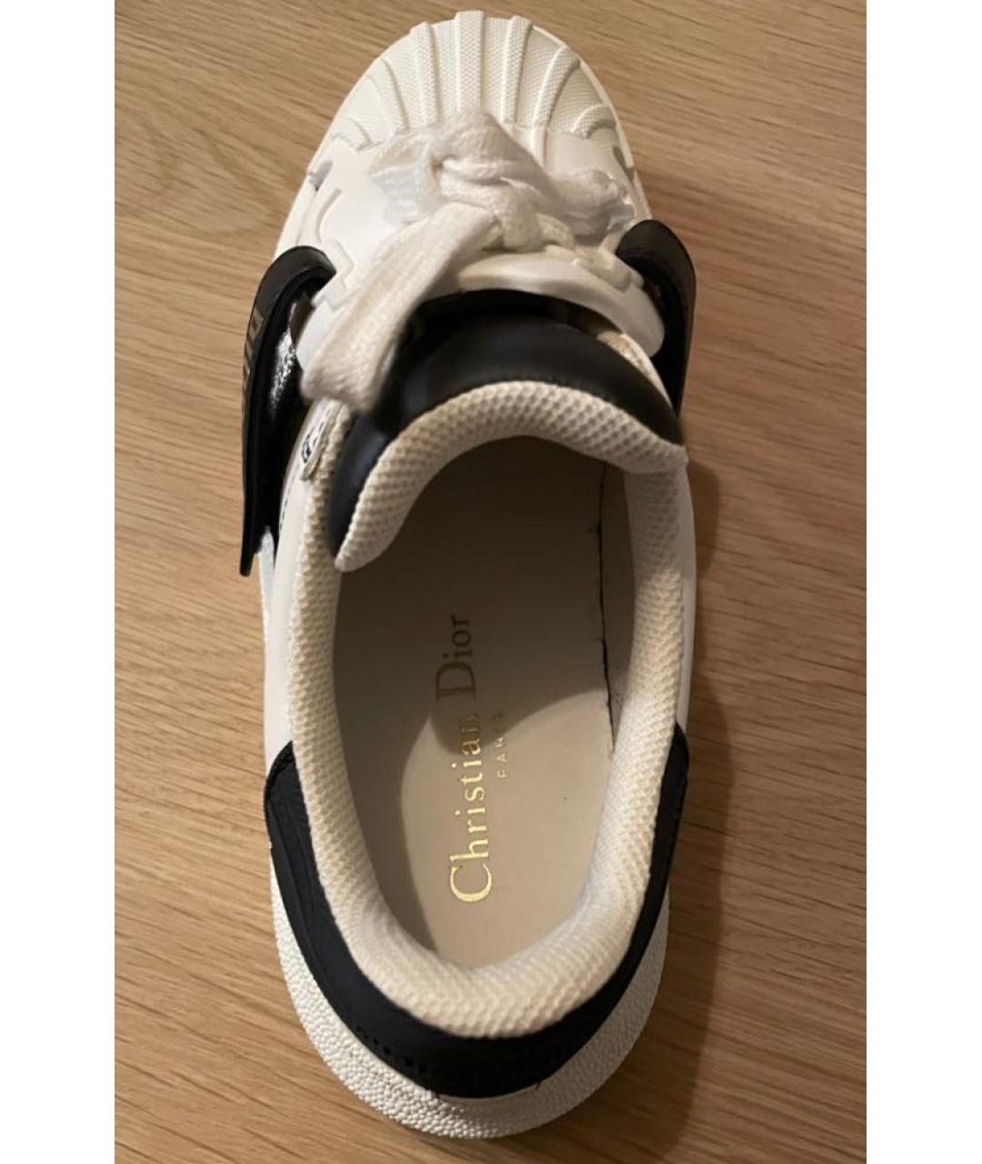 CHRISTIAN DIOR Белые кожаные кеды, фото 6