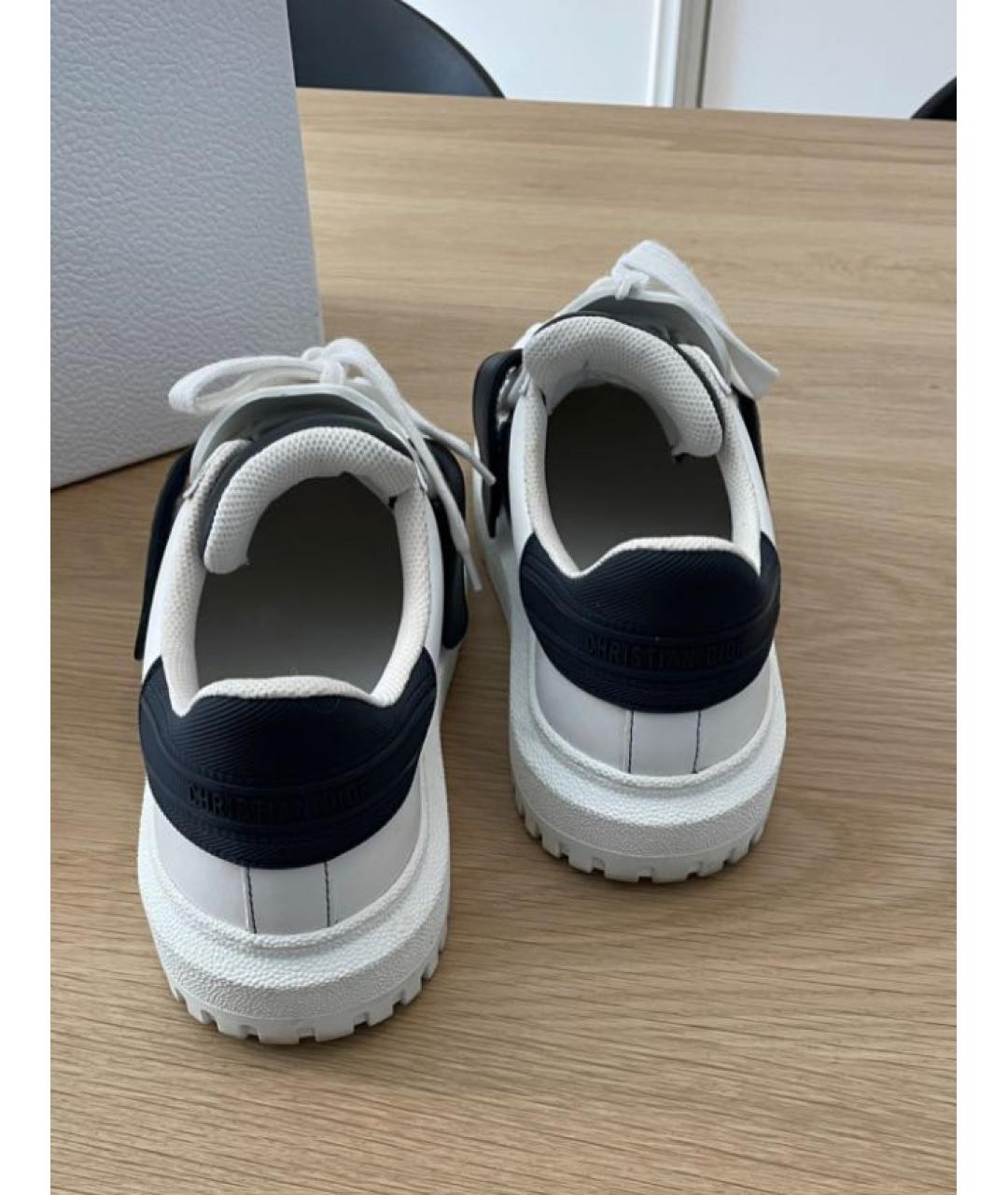 CHRISTIAN DIOR Белые кожаные кеды, фото 4