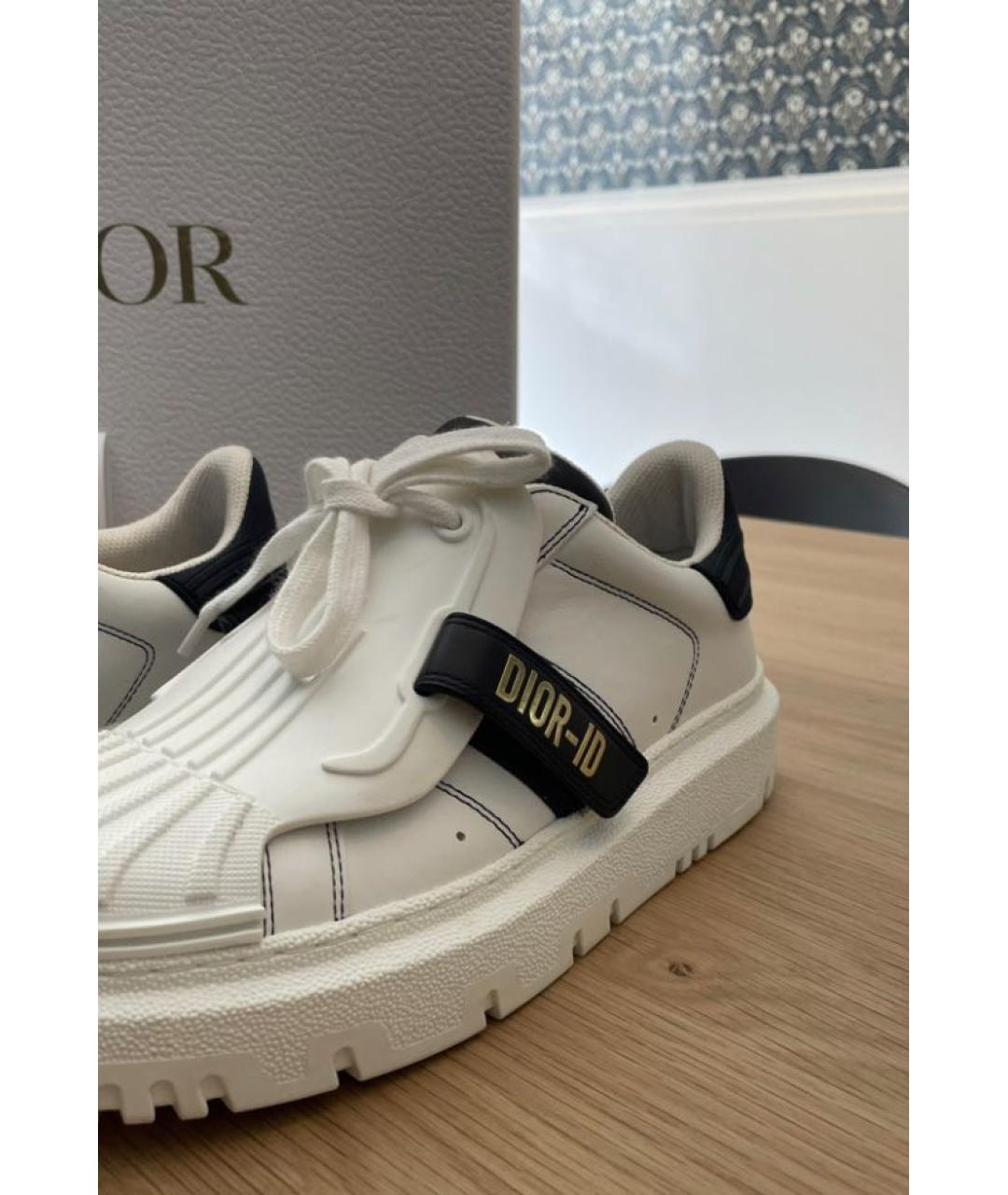 CHRISTIAN DIOR Белые кожаные кеды, фото 7