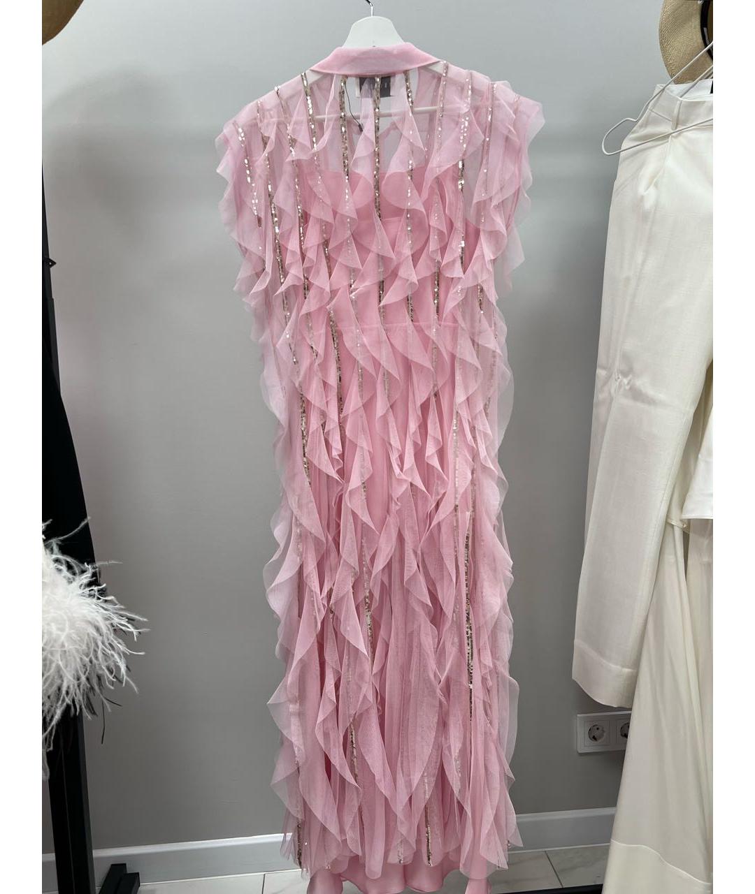 Selezza London Розовое вискозное платье, фото 2