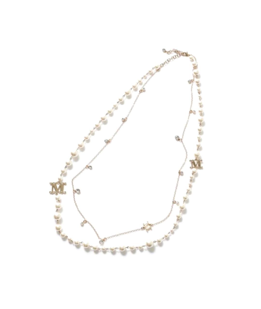 MAX MARA Золотое металлическое колье, фото 1