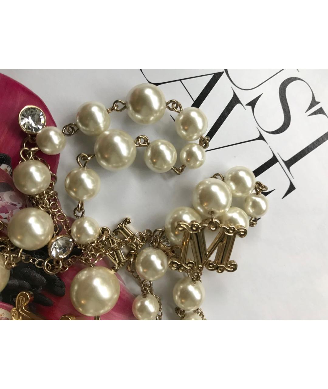 MAX MARA Золотое металлическое колье, фото 8