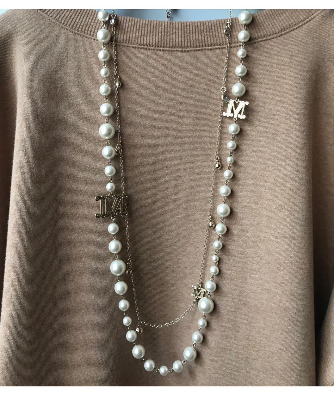 MAX MARA Золотое металлическое колье, фото 5