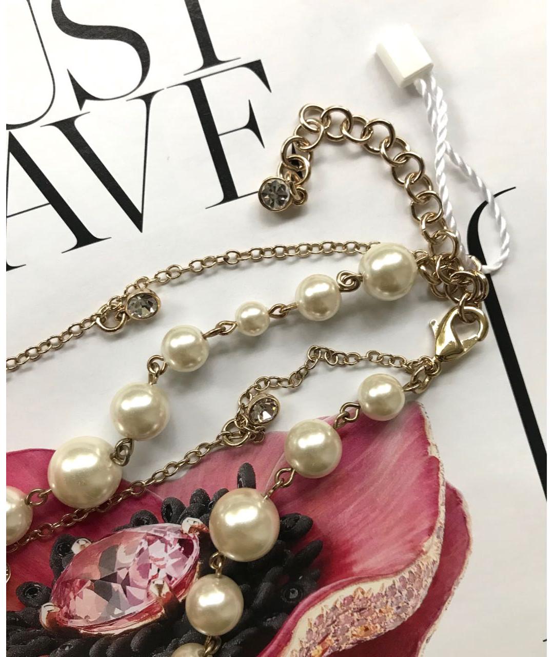 MAX MARA Золотое металлическое колье, фото 7