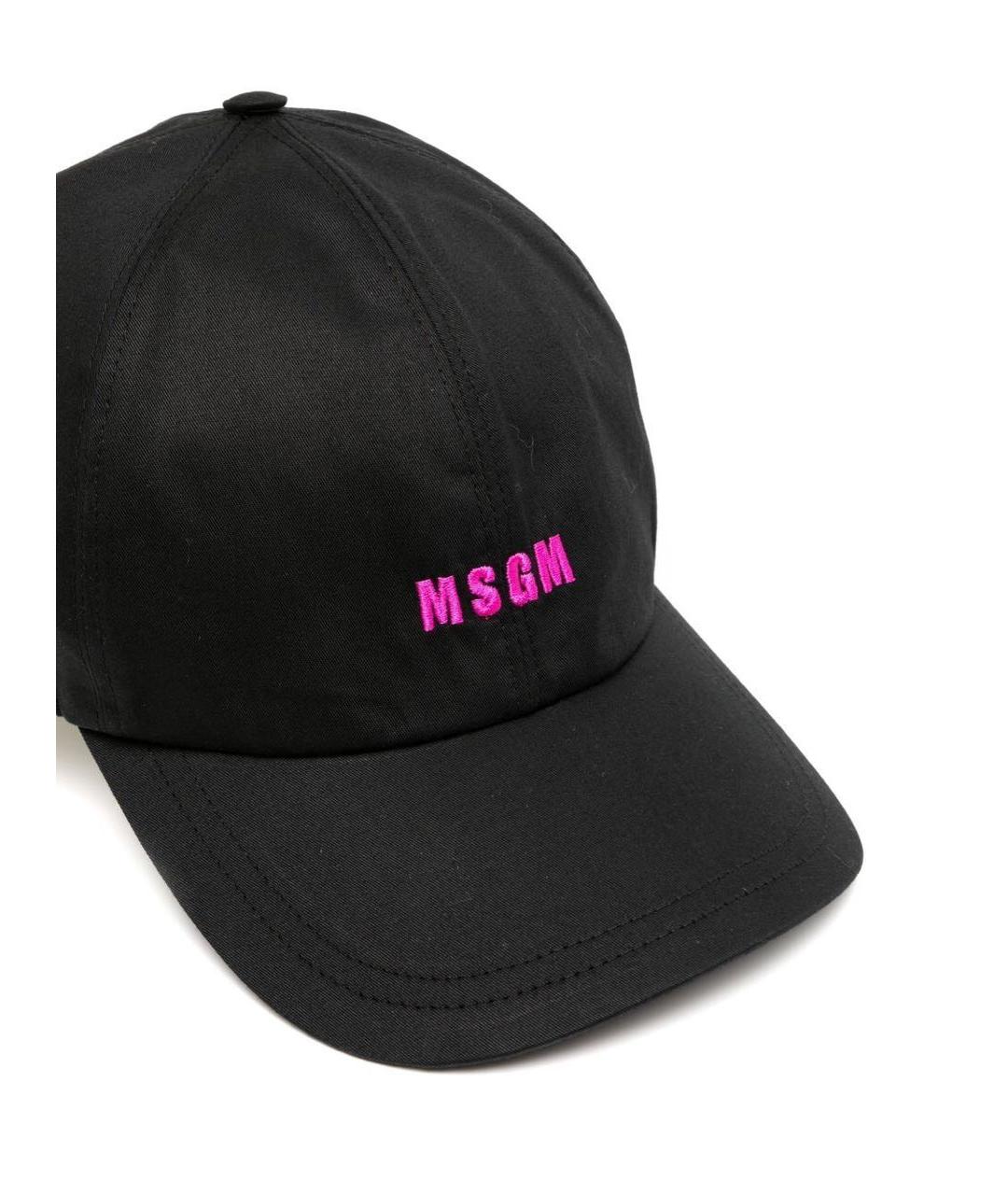 MSGM Черная кепка, фото 2