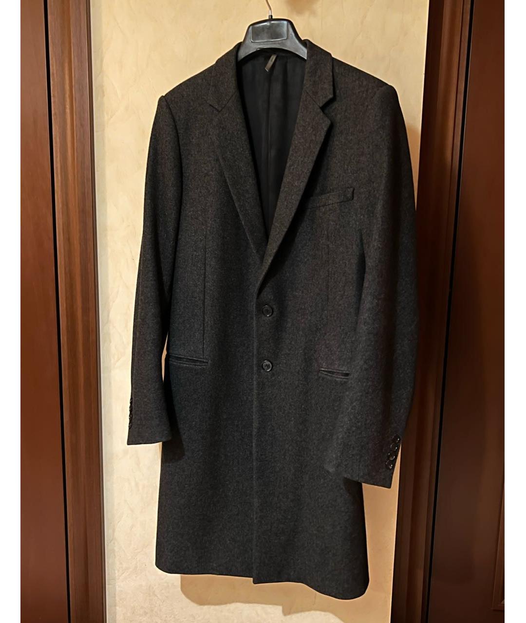 CHRISTIAN DIOR Серое шерстяное пальто, фото 9
