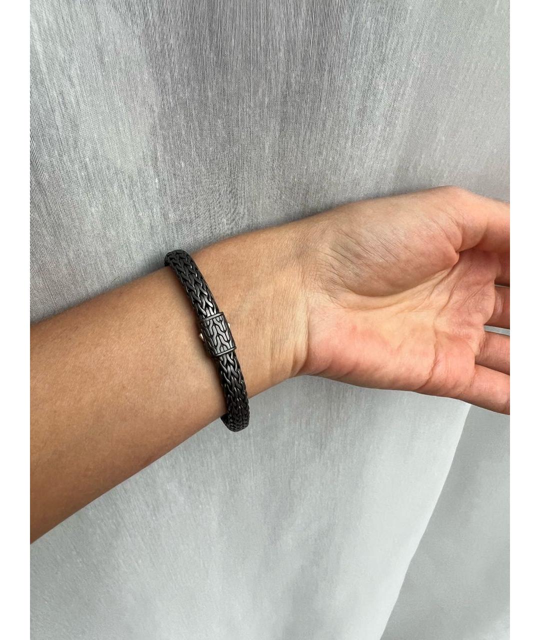 JOHN HARDY Черный серебряный браслет, фото 3