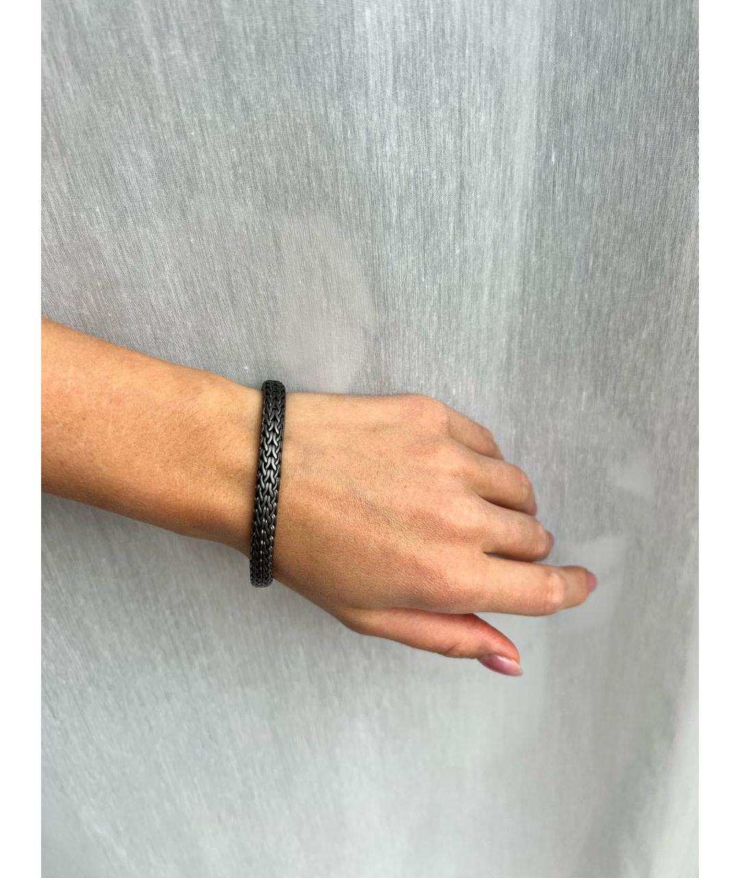 JOHN HARDY Черный серебряный браслет, фото 4