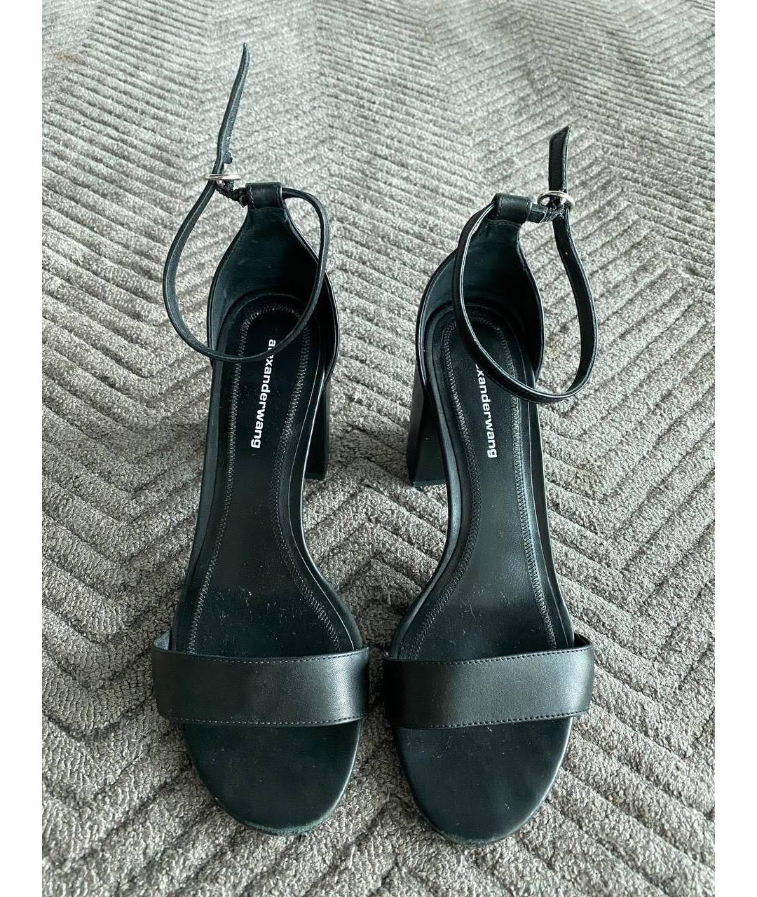 ALEXANDER WANG Черные босоножки, фото 2