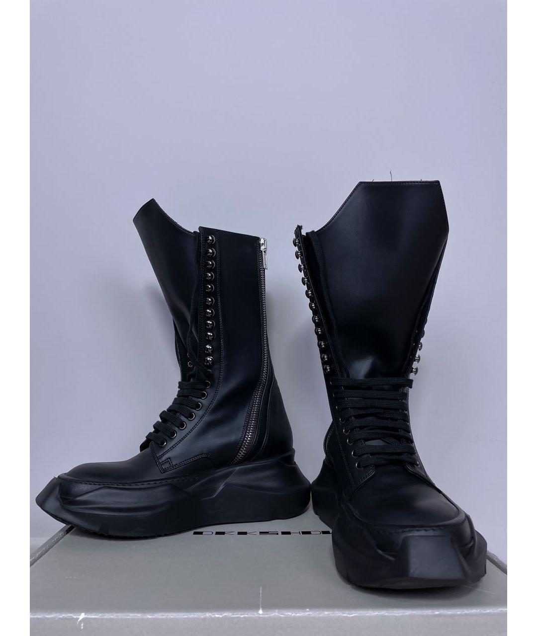 RICK OWENS DRKSHDW Антрацитовые ботинки, фото 2