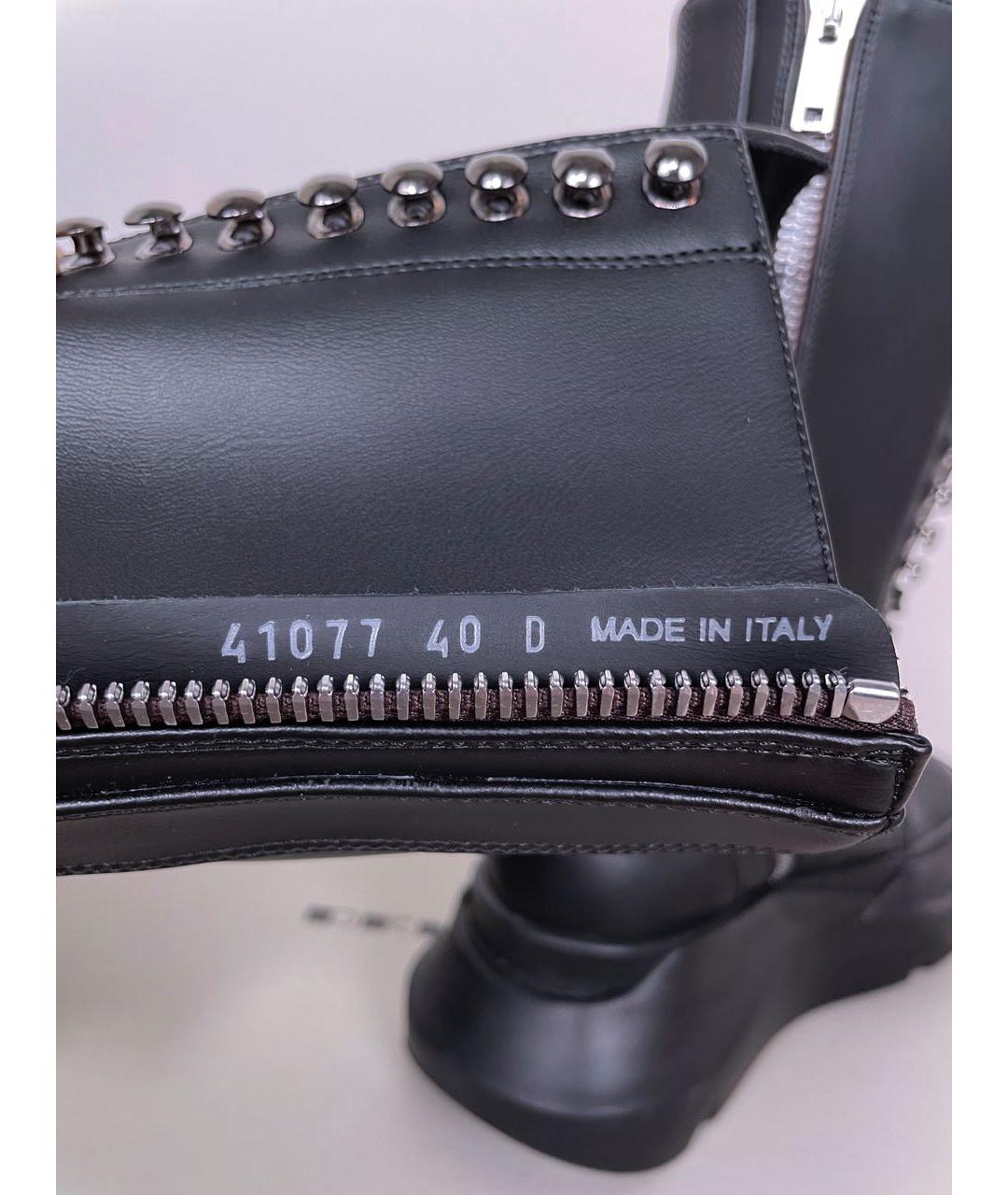 RICK OWENS DRKSHDW Антрацитовые ботинки, фото 6
