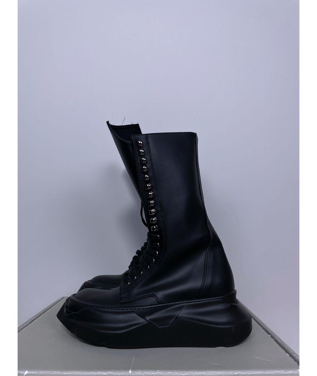 RICK OWENS DRKSHDW Антрацитовые ботинки, фото 9