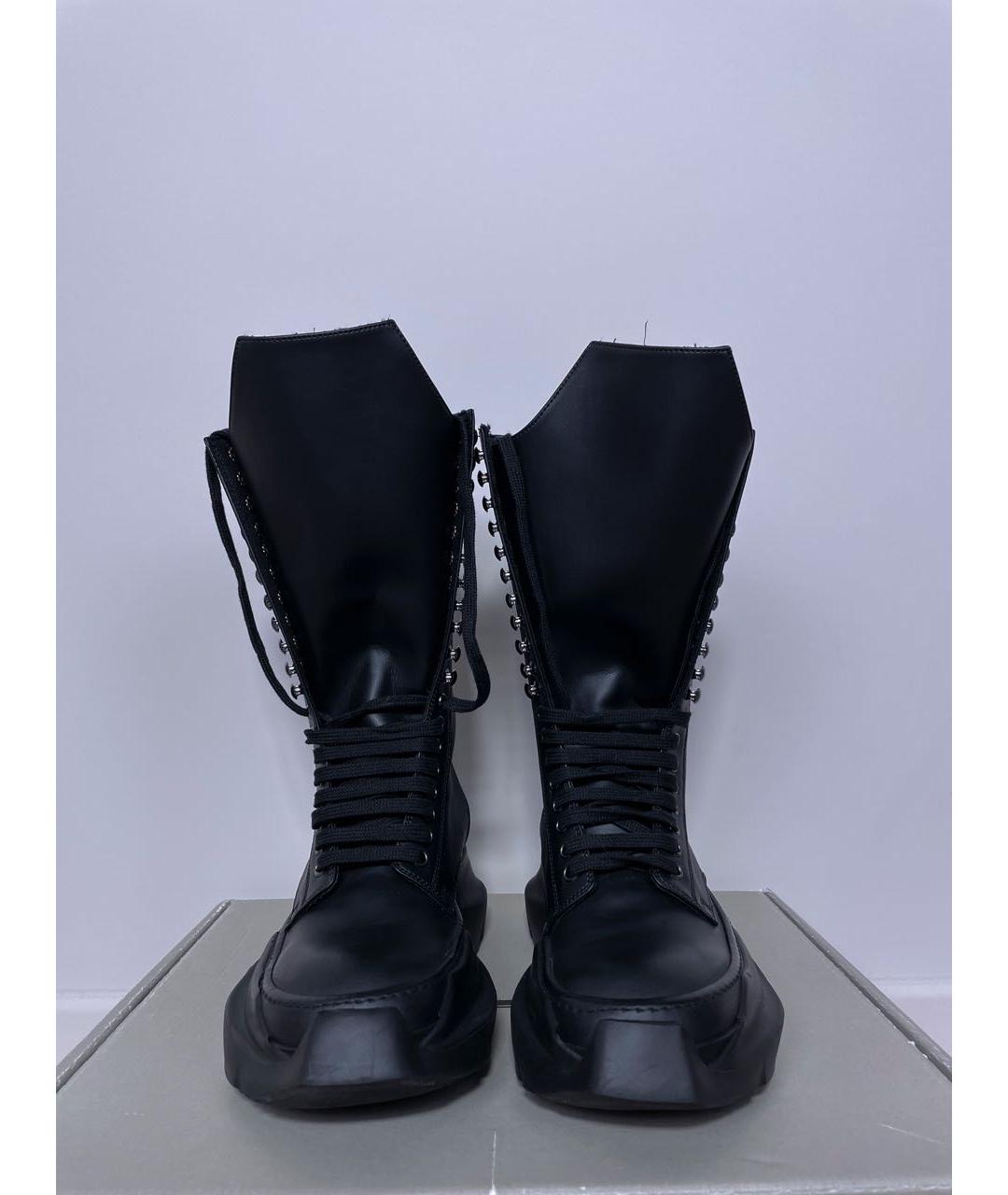 RICK OWENS DRKSHDW Антрацитовые ботинки, фото 3