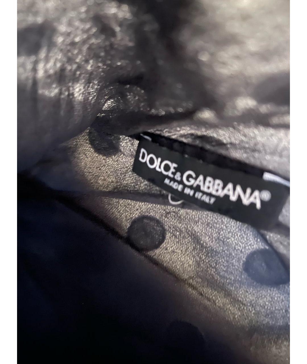 DOLCE&GABBANA Черная сетчатая блузы, фото 3