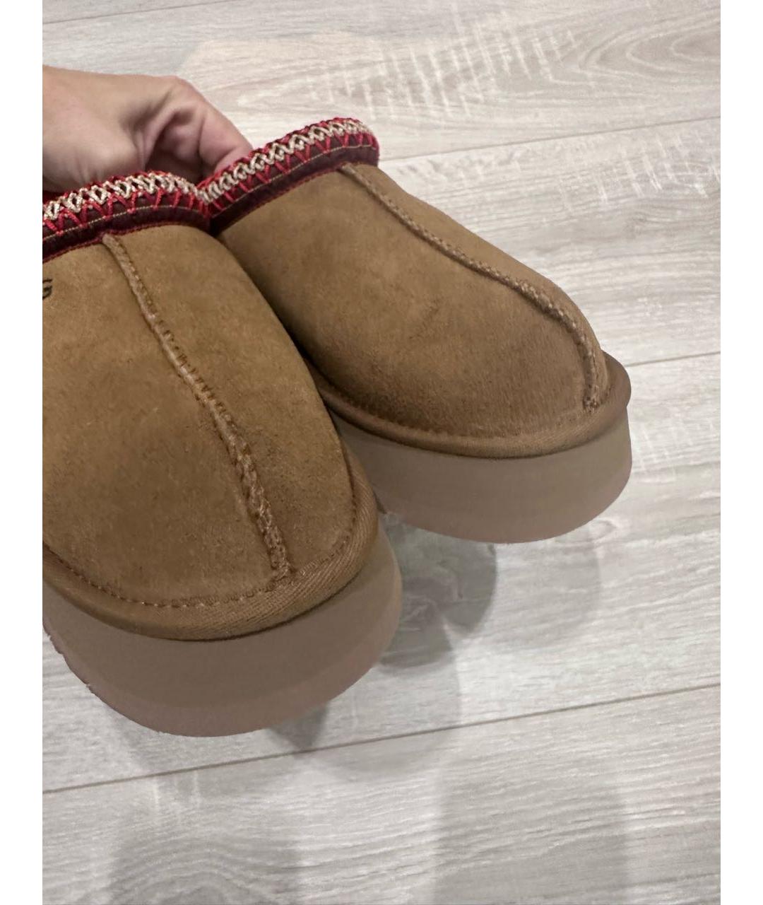 UGG AUSTRALIA Коричневые замшевые мюли, фото 6