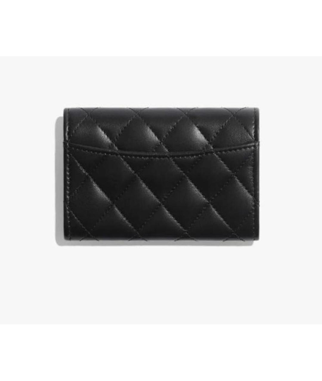 CHANEL Черная кожаная визитница, фото 2