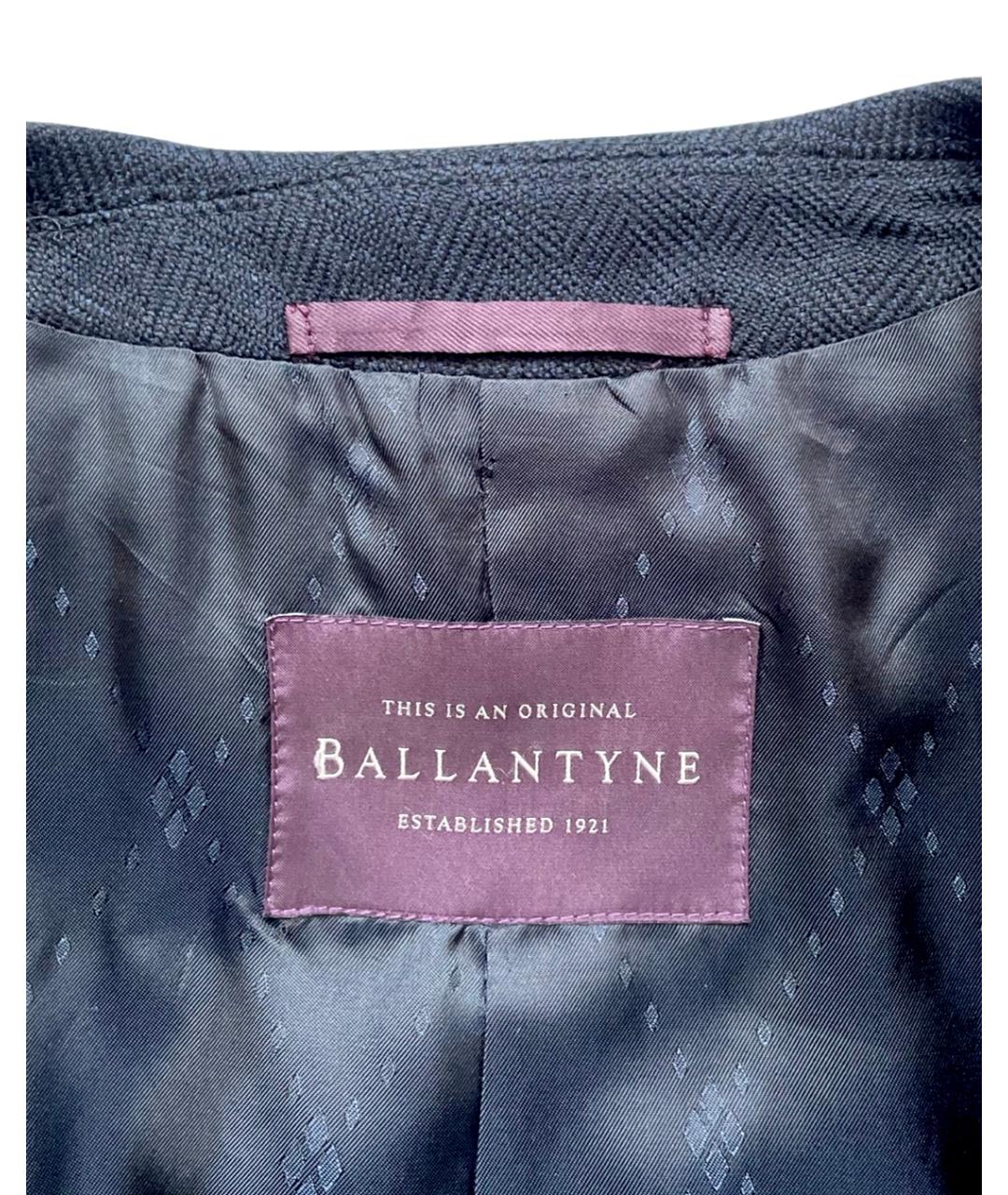 BALLANTYNE Синее шерстяное пальто, фото 5