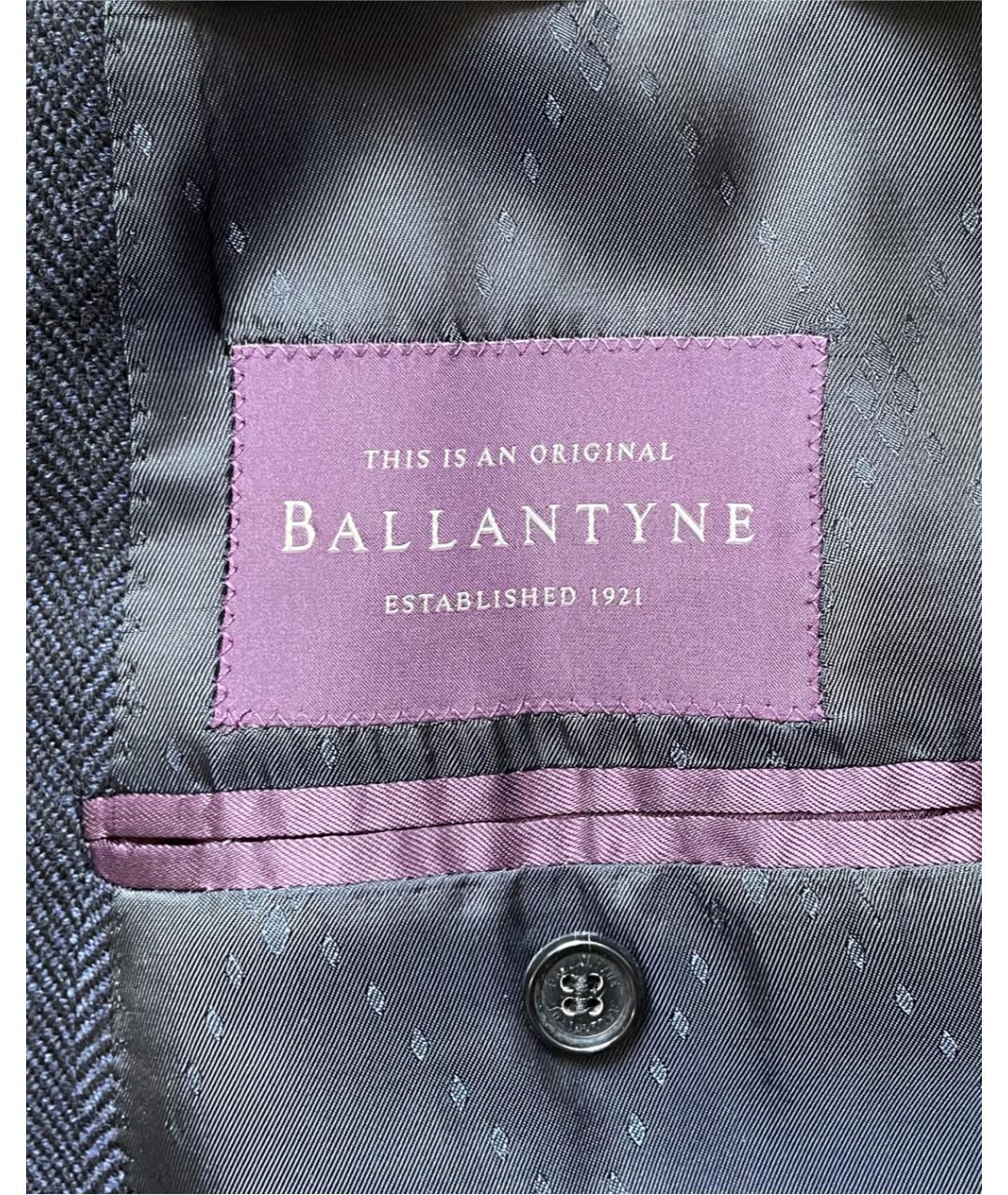 BALLANTYNE Синее шерстяное пальто, фото 6