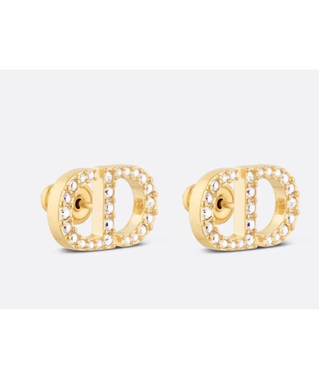 CHRISTIAN DIOR Золотые серьги, фото 3
