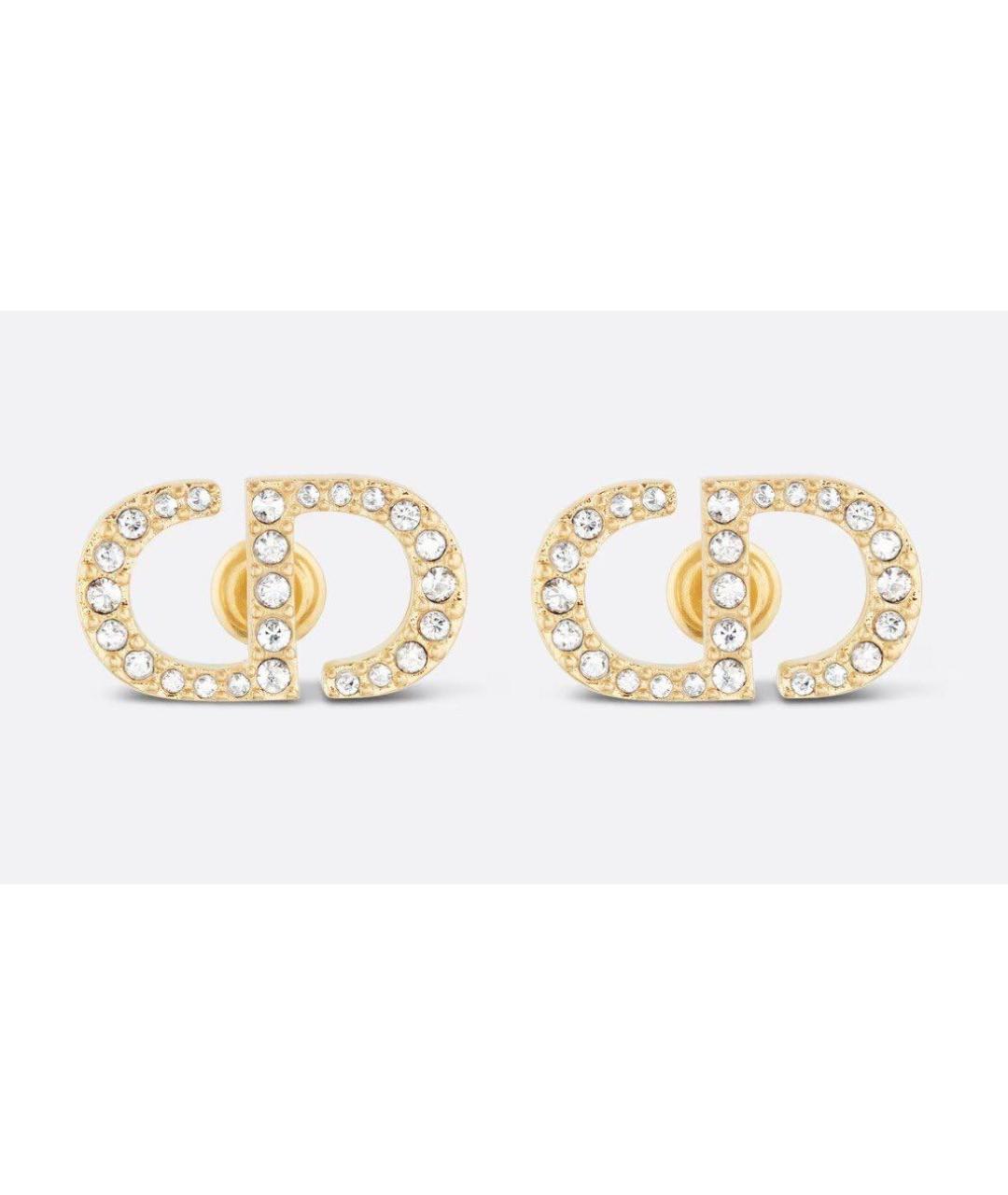 CHRISTIAN DIOR Золотые серьги, фото 1
