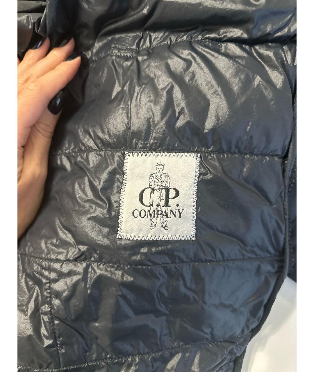 CP COMPANY Черная полиамидовая куртка, фото 6