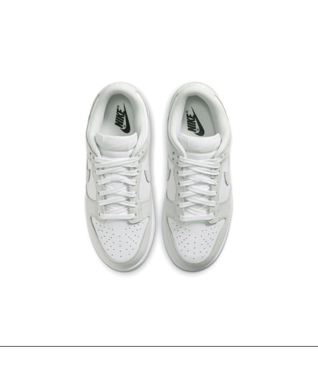 NIKE Серые кожаные кроссовки, фото 4