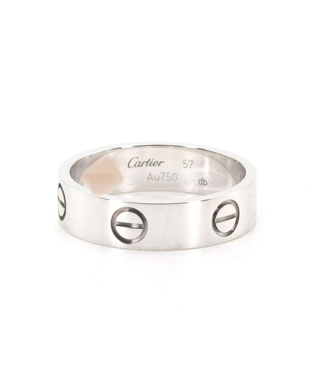 CARTIER Белое платиновое кольцо, фото 4