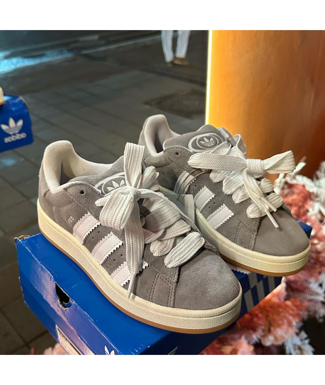 ADIDAS Серые замшевые кеды, фото 2