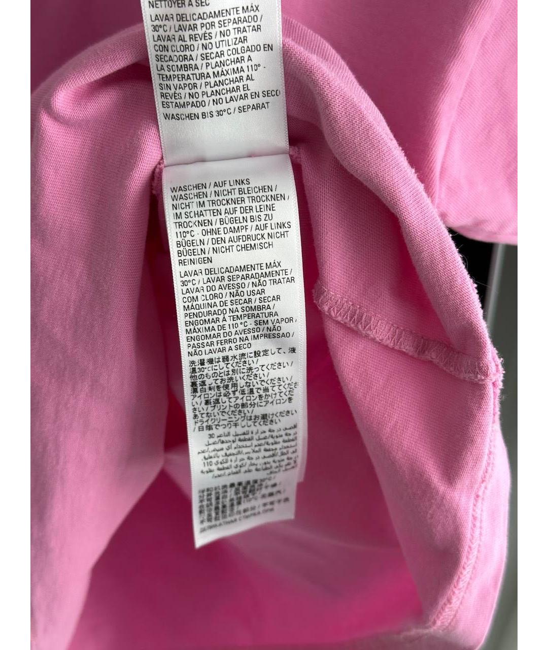 BALENCIAGA Розовый хлопковый детская футболка / топ, фото 6