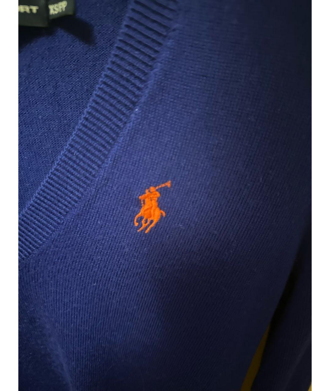 RALPH LAUREN Фиолетовый шерстяной джемпер / свитер, фото 4