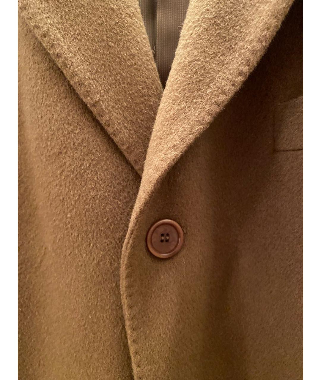 GUY LAROCHE Коричневое шерстяное пальто, фото 4