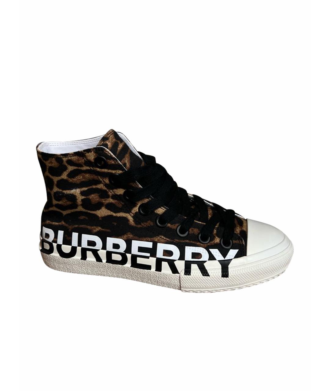 BURBERRY Текстильные кеды, фото 1